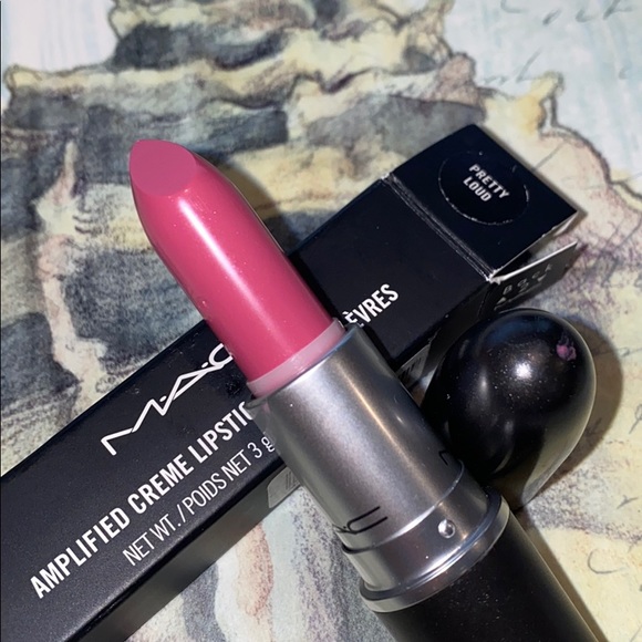 MAC COSMETICS BNIB PRETTY LOUD Amplified Lipstick Rare Limited Discontinued